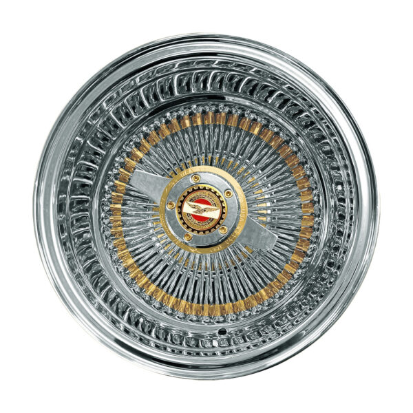 100 Spoke Straight Laced Triple Gold Zeniths